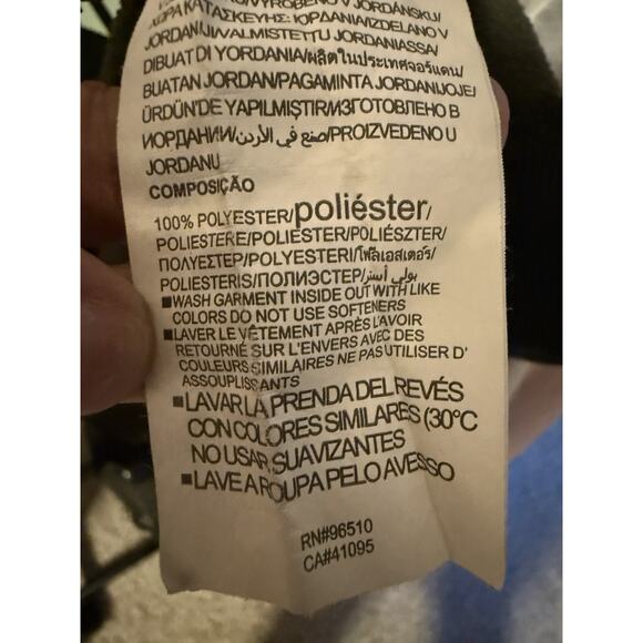 Nike Gray With speckled black and white Nike Swoosh And Funnel Hoodie Size L - Picture 11 of 14